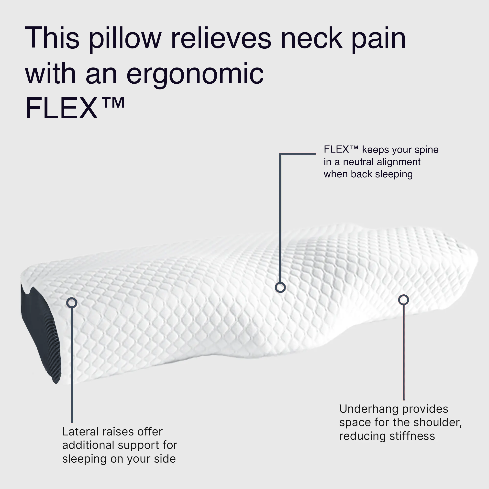 FLEX™ Ergonomic Pillow